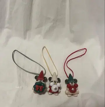 미키 크리스마스 캡슐 토이 3개 세트