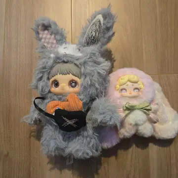 Maymei 토끼 봉제 인형 Lucky Deer Nai 토끼, 세트 판매