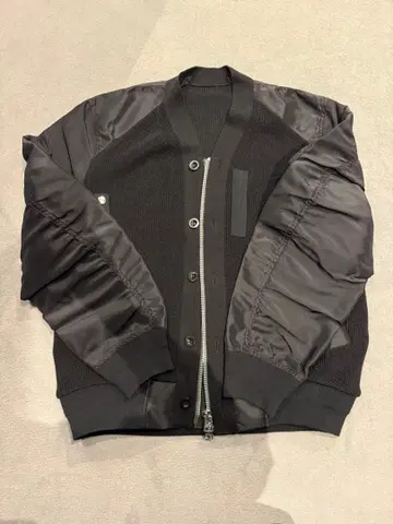 sacai 사카이 MA-1 블루종 사이즈 1 블랙