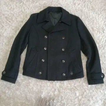 PPFM  나폴레옹 코트 밀리터리풍 피코트 M 블랙