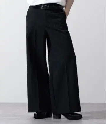 클레이 clel 센터 와이드 슬랙스 플레어 슬랙스