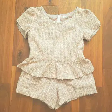 잡지 게재 새상품 트위드 셋업