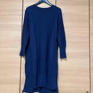 네이비 니트 원피스 사이즈 ONE