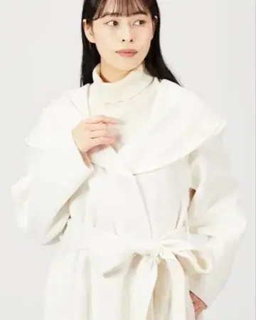 snidel 후드 숏 리버 코트