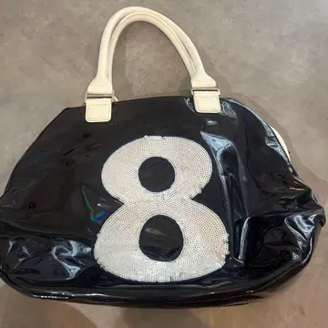 무타 8 에나멜 토트백