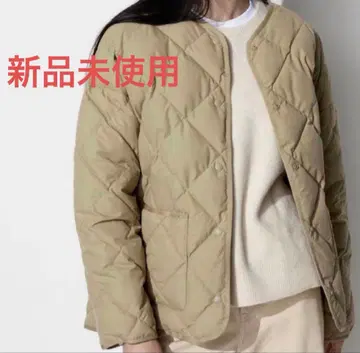 UNIQLO 퍼프테크 퀼팅 자켓 36 (M) 베이지