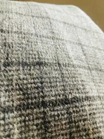 체크 무늬 플레어 스커트 밴딩 하이웨스트