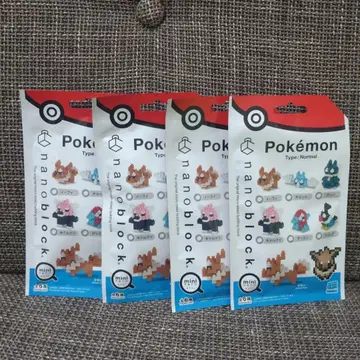 나노블록 포켓몬 4개 세트