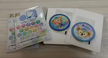 더피&프렌즈 20주년 컬러풀 해피니스 와펜 더피 2종류