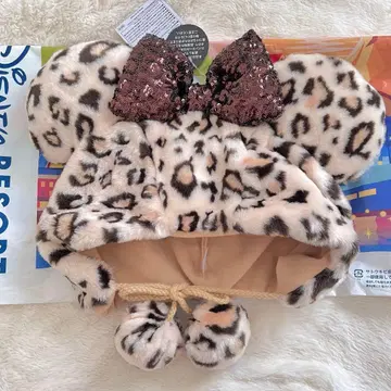 미니 레오파드 무늬 팬캡 [브라운] 새상품