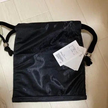 유나이티드 애로우즈 벨벳 숄더백 블랙