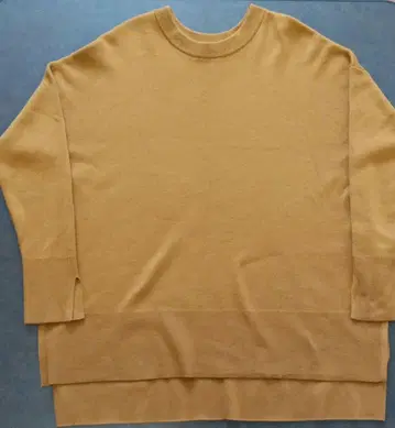 SLOBE IENA 긴팔 니트 울 혼방 F 브라운 크루넥 루즈핏