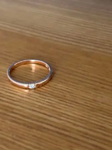 TSUTSUMI 핑크 골드 반지 11호