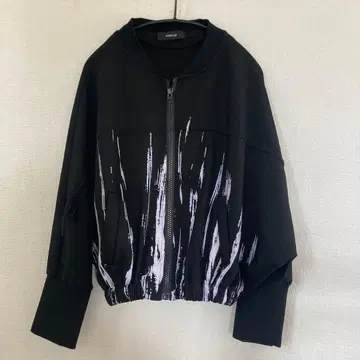 melange 노카라 자켓 블랙 집업 홋카이도 한정 매장