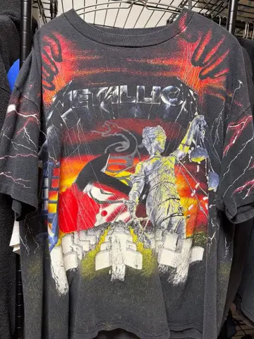 ask 가격 Metallica 메탈리카 OVP 오버 프린트 90s 브로캄