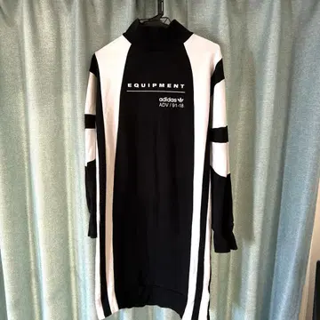 adidas 하이넥 맨투맨 원피스