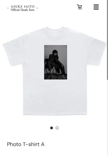 사이토 아스카 PhotoT-shirt A 사진 T셔츠 A