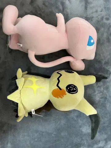 뮤우와 미미큐 봉제 인형 세트 약 30cm