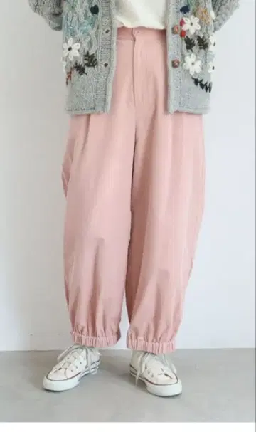 아틀리에 드 사봉 셔츠 코르의 밑단 시보리 팬츠