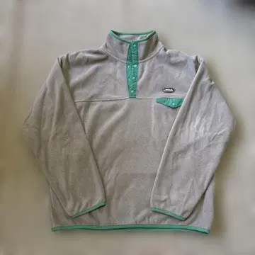 Attitude 하프 지퍼 플리스 자켓 그레이/민트