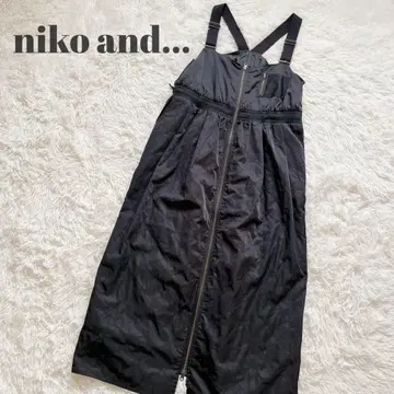 새상품급 니코앤드 misayo 인기 상품! MA-1 원피스 [F] 블랙