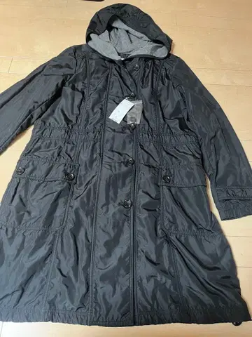 아베베 후드 부착 코트 자켓 새상품 롱 코트