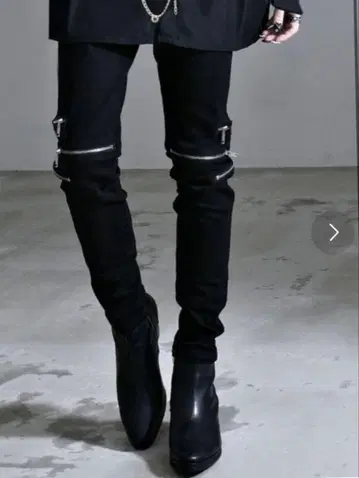 [ CavariA/캐바리아 ] 디자인 지퍼 팬츠