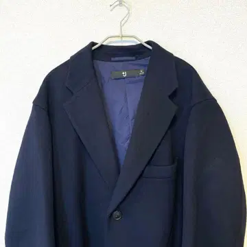 [새상품급] +J 캐시미어 블렌드 오버 사이즈 체스터 코트