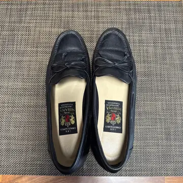 블랙 가죽 로퍼 23.5cm 일본제