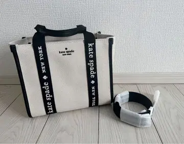 [ 새상품 ] katespade 캔버스 스몰 토트