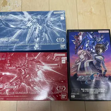 (미조립) 건담 프라모델 HGCE 클리어 컬러 3종 세트