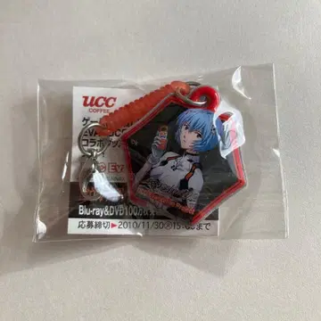 UCC 에반게리온 프로젝트 핸드폰 클리너 스트랩 아야나미 레이 플러그