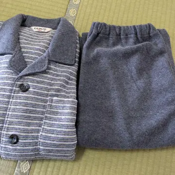 남성용 GUNZE 속기모 긴팔 파자마