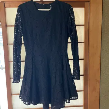 H&M 블랙 레이스 원피스 US 8