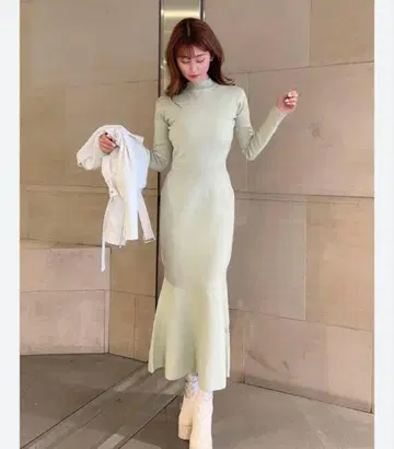 다리치 Darich 백 오픈 머메이드 원피스