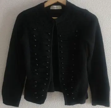 Oppure 블랙 긴팔 가디건