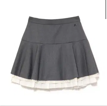 andmary Chuchu flare mini skirt gray