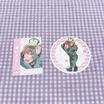 닌타마 란타로 산리오 젠포지 잇사쿠 코스터 특전 응원 카드