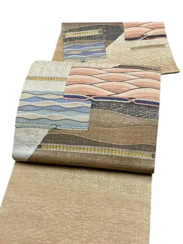 A18 미사용 새상품급 후쿠로 오비 순수 실크