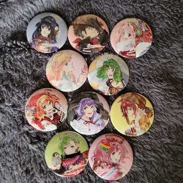 마크로스 만국박람회 노멀 캔 배지 세트