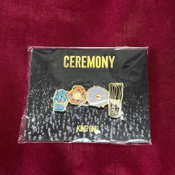 King Gnu CEREMONY 핀 배지 B