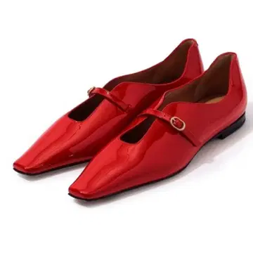 펠리코 플랫슈즈 빨간색 레드