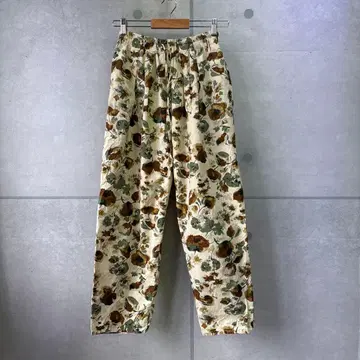 미즈이로 인드 어반 리서치 도어스 꽃무늬 팬츠 올 패턴 밴딩 코튼