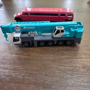 롱 토미카 험멜 H2 리무진 핑크 코벨코 올 테레인 크레인 세트