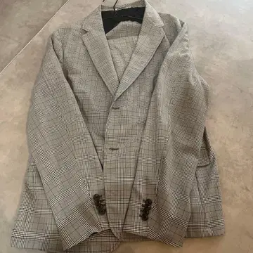 ZARA 체크 무늬 테일러드 자켓 EUR 52