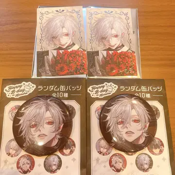 쿠츠하 랜덤 포토 카드 금박 캔뱃지