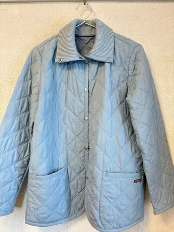 M'GREGOR 라이트 블루 퀼팅 자켓