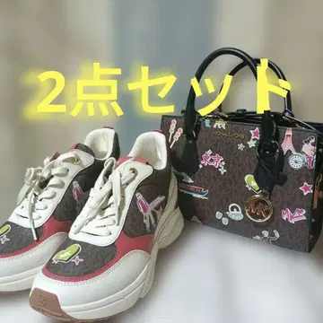 새상품 2세트 MICHAEL KORS 통굽 스니커즈 2way 백