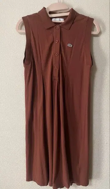 라코스테 슬리브리스 원피스