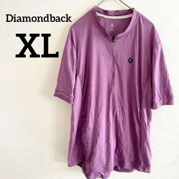 Diamondback [ XL ] 퍼플 사이클링 저지 뒷면 포켓 포함